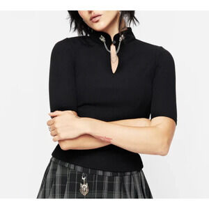 Fenrir Choker Collar Top NWT